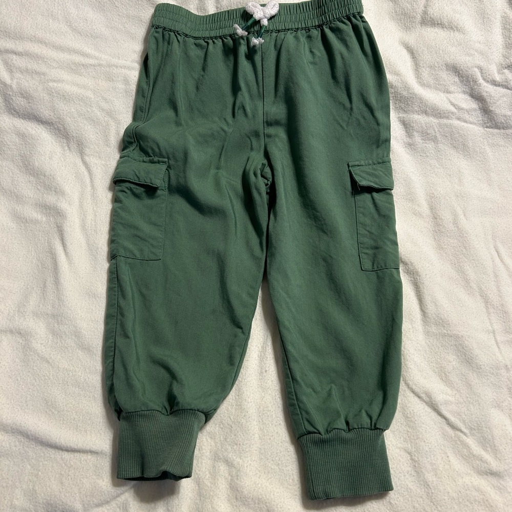 Kids Green Cargo‎ Joggers